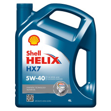 Полусинтетическое моторное масло Helix HX7 5W-40 4L
