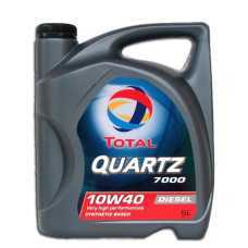 Полусинтетическое моторное масло QUARTZ DIESEL 7000 10W-40 5L