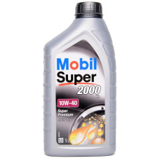 Полусинтетическое моторное масло MOBIL 10W-40 SUPER 2000 1L
