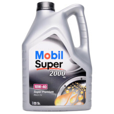 Полусинтетическое моторное масло MOBIL 10W-40 SUPER 2000 4L