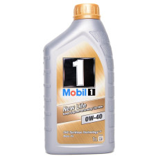 Синтетическое моторное масло MOBIL 0W-40 NEW LIFE 1L